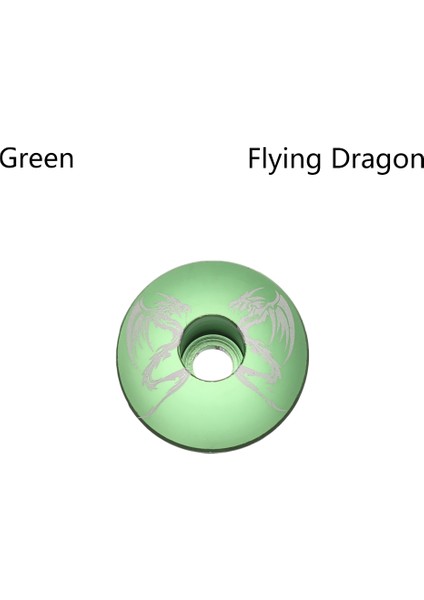 Yeşil-Ejderha Stili Bisiklet Için Ultra-Hafif Başlık Kapağı Kapakları Mtb Yol Bisikleti Sabit Dişli Katlanır Pist Için Başlıklar Üst Kapağı Ön Kapağı (Yurt Dışından)