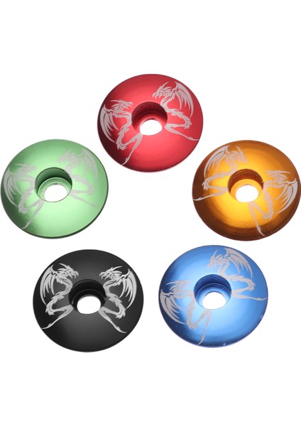 Yeşil-Ejderha Stili Bisiklet Için Ultra-Hafif Başlık Kapağı Kapakları Mtb Yol Bisikleti Sabit Dişli Katlanır Pist Için Başlıklar Üst Kapağı Ön Kapağı (Yurt Dışından) indirimleri