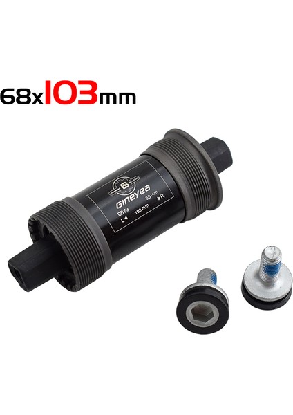 68X103MM Stili Kare Dağ Bisikleti Alt Menteşe 68* Yol Mtb Bisiklet Bb Seti Eksen - (Yurt Dışından)
