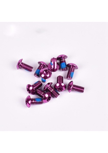 Turuncu Tarzı Renkli Dağ Bisikleti Bisikleti Disk Fren Rotoru Torx T25 Cıvataları Paslanmaz Çelik M5*10 mm Yol Bisikleti Disk Fren Rotoru Vidaları - (Yurt Dışından)