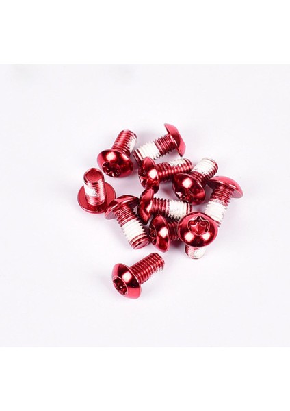 Turuncu Tarzı Renkli Dağ Bisikleti Bisikleti Disk Fren Rotoru Torx T25 Cıvataları Paslanmaz Çelik M5*10 mm Yol Bisikleti Disk Fren Rotoru Vidaları - (Yurt Dışından)