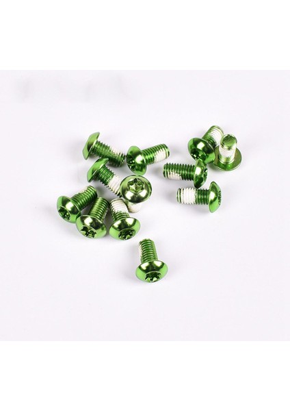Turuncu Tarzı Renkli Dağ Bisikleti Bisikleti Disk Fren Rotoru Torx T25 Cıvataları Paslanmaz Çelik M5*10 mm Yol Bisikleti Disk Fren Rotoru Vidaları - (Yurt Dışından)