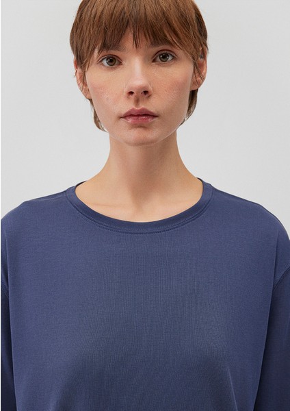 Lacivert TENCEL TM Modal Basic Tişört 1611897-70487 indirimleri