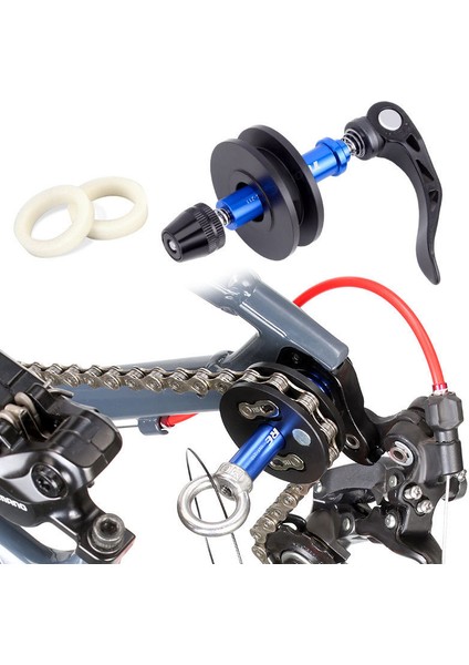 Temel Sürüm Stili Bisiklet Zincir Sabitleyici Tutucu Silindir Toopre Bisiklet Dummy Hub Germe Aracı Taşınabilir Hızlı Çıkarma Bisiklet Kiti (Yurt Dışından) modelleri