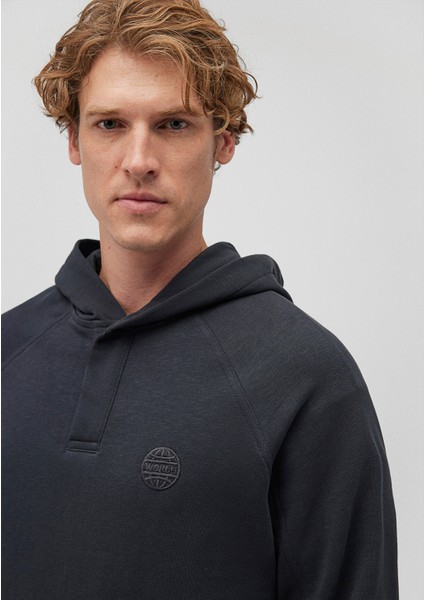 Kapüşonlu Antrasit Sweatshirt 0S10163-70499