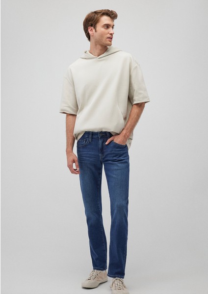 Jake Sporty Koyu Mavi Jean PANTOLON0042287836