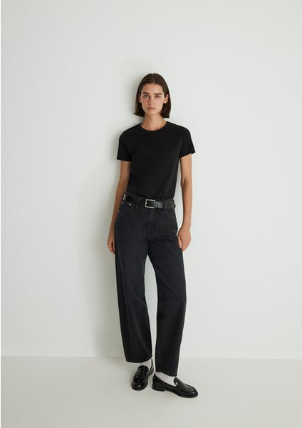 Leila Real Blue Gri Jean Pantolon 1010600-88244