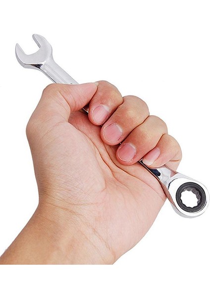 19 mm Stili Ev Malzemeleri Için 1 Adet mm Ters Çevrilebilir Ratchet Anahtar Yuvası Anahtar Somunu Aracı Tamir Aracı (Yurt Dışından)