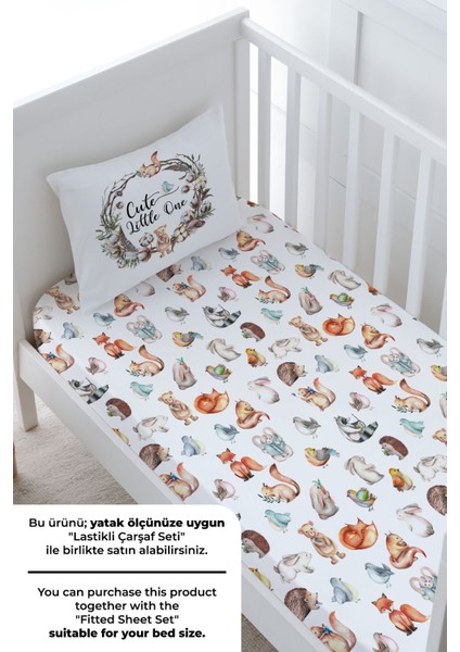 Bebek Boy Nevresim Takımı (100X150) - Iconic Serisi - Forest Animals fırsatları