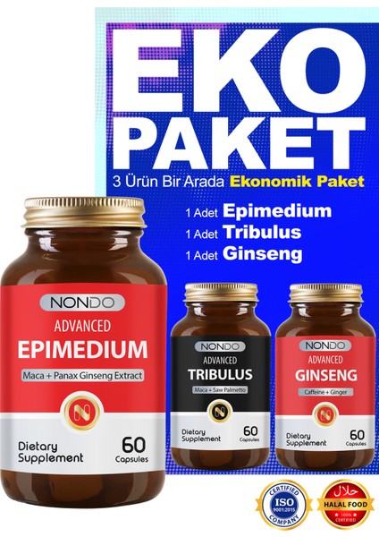 Erkekler Için Avantaj Paketi Epi Maca Tribulus Ginseng
