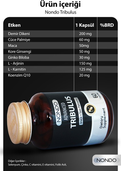 Erkekler Için Avantaj Paketi Epi Maca Tribulus Ginseng