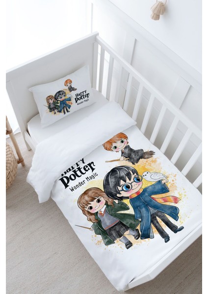 Bebek Boy Nevresim Takımı (100X150) - Cartoon Serisi - Harry Potter