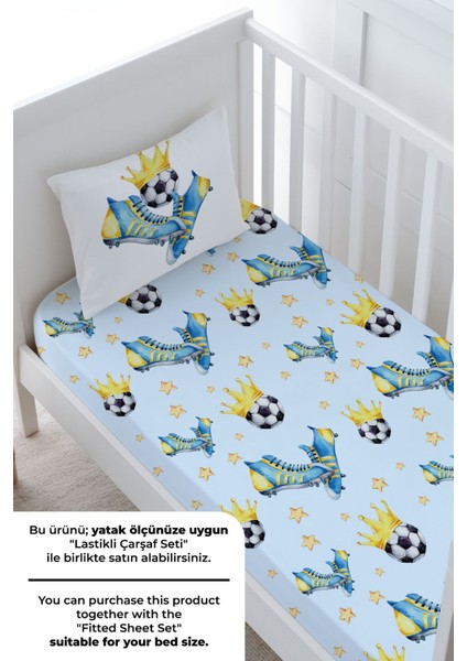 Bebek Boy Nevresim Takımı (100X150) - For Baby Serisi - Sarı - Lacivert fırsatları