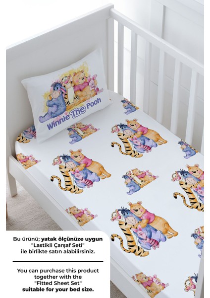Bebek Boy Nevresim Takımı (100X150) - Cartoon Serisi - Winnie The Pooh fırsatları