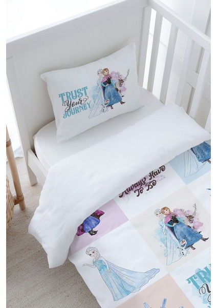 Bebek Boy Nevresim Takımı (100X150) - Cartoon Serisi - Elsa Patchwork modelleri