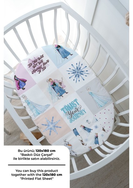 Bebek Boy Nevresim Takımı (100X150) - Cartoon Serisi - Elsa Patchwork indirimleri