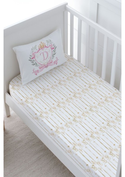 Bebek Boy Nevresim Takımı (100X150) - Pink Royal Series - D Harfi fırsatları