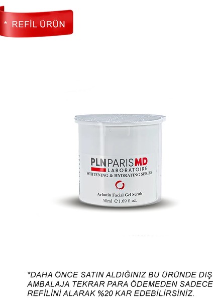 Leke Için Arbutin Içerikli Granürlü Peeling Refil Ambalaj / Arbutin Scrub 50ML