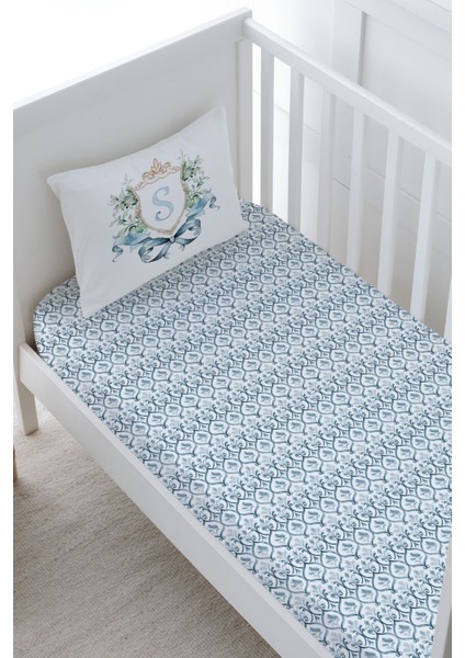Bebek Boy Nevresim Takımı (100X150) - Blue Royal Series - S Harfi fırsatları