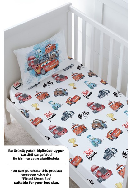Bebek Boy Nevresim Takımı (100X150) - Cartoon Serisi - Şimşek Mcqueen ve Arkadaşları fırsatları