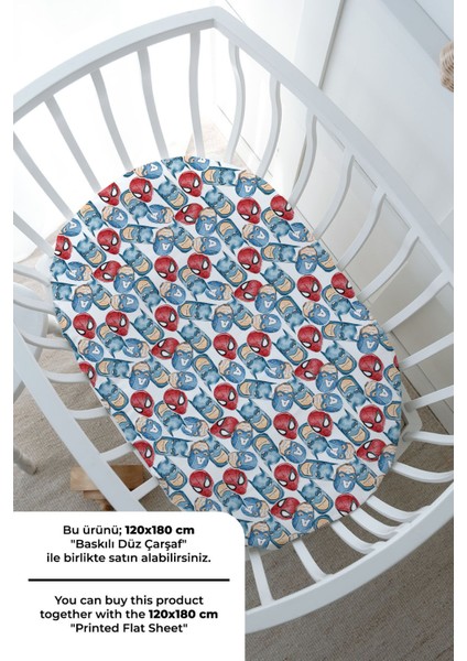 Bebek Boy Nevresim Takımı (100X150) - Cartoon Serisi - Super Heroes indirimleri