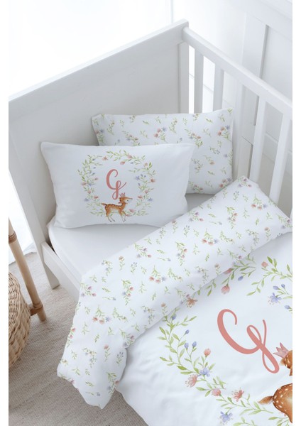 Bebek Boy Nevresim Takımı (100X150) - Little Deer Series - Gharfi modelleri