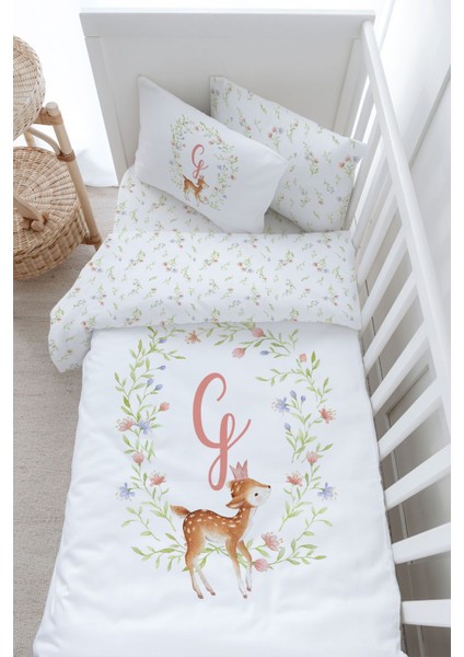 Bebek Boy Nevresim Takımı (100X150) - Little Deer Series - Gharfi indirimleri