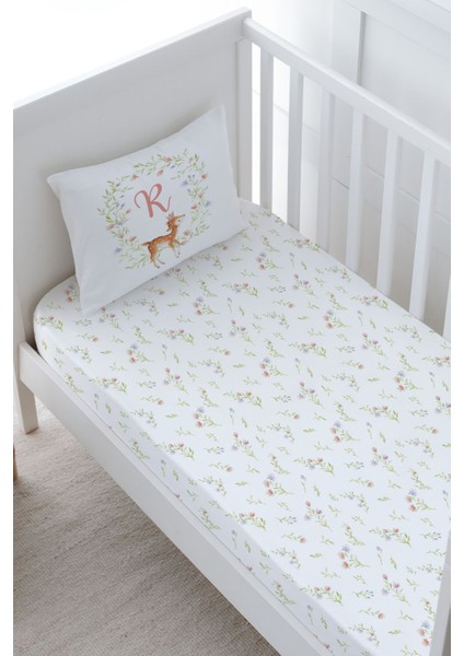 Bebek Boy Nevresim Takımı (100X150) - Little Deer Series - R Harfi fırsatları