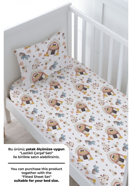 Bebek Boy Nevresim Takımı (100X150) - Iconic Serisi - Cute Farm fırsatları