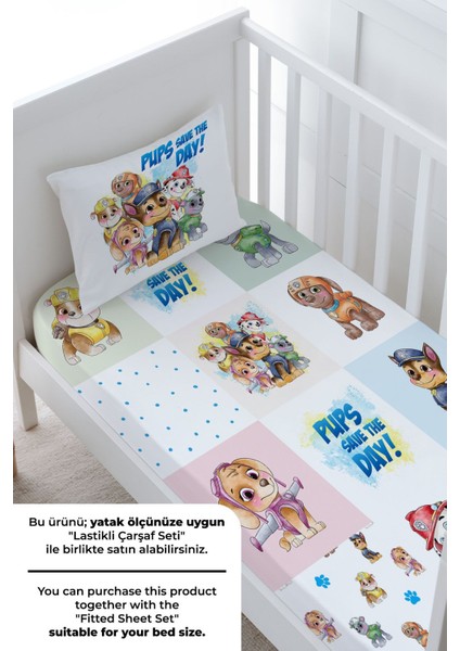 Bebek Boy Nevresim Takımı (100X150) - Cartoon Serisi - Paw Patrol Patchwork fırsatları