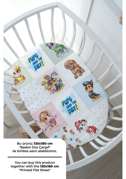 Bebek Boy Nevresim Takımı (100X150) - Cartoon Serisi - Paw Patrol Patchwork indirimleri
