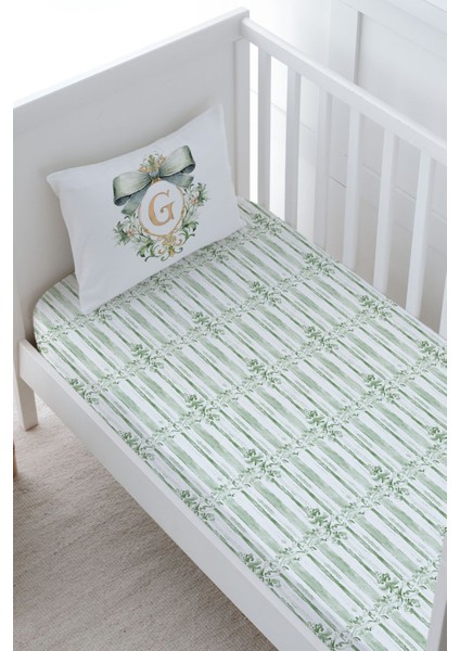 Bebek Boy Nevresim Takımı (100X150) - Green Royal Series - G Harfi fırsatları