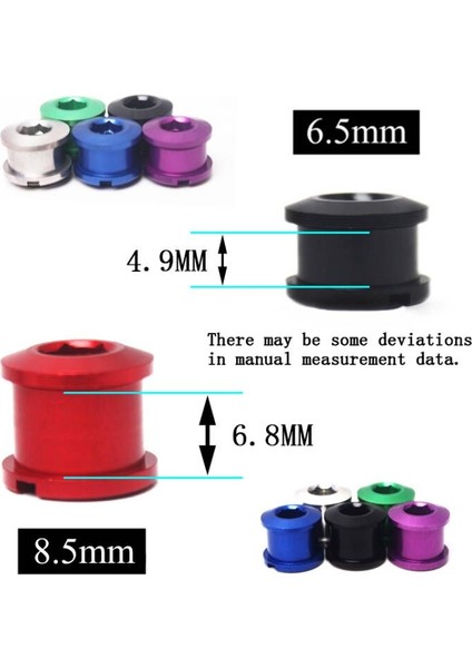 5pc 8.5mm-Kırmızı Stil Bucklo Bisiklet Zincir Dişli Civataları Yol Mtb Tabla Vidaları Tek Çift Krank Civatalar Zincir Tekerleği Vidası Parça (Yurt Dışından)