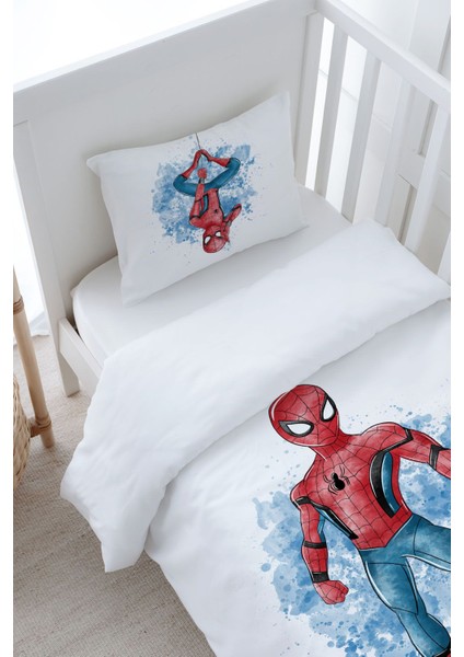 Bebek Boy Nevresim Takımı (100X150) - Cartoon Serisi - Örümcek Adam modelleri