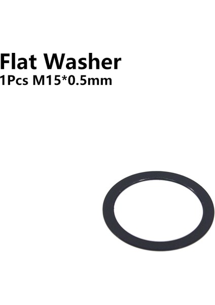 1 Adet M15X0.5MM Düz Stil Bisiklet Thru Eksen Yıkayıcı M12X Eksen Yıkayıcılar M12 Yıkayıcılar Göbekler Tüp Mil Skewers Yıkayıcılar Düz Konik Yıkayıcı (Yurt Dışından)