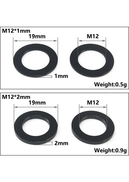 1 Adet M15X0.5MM Düz Stil Bisiklet Thru Eksen Yıkayıcı M12X Eksen Yıkayıcılar M12 Yıkayıcılar Göbekler Tüp Mil Skewers Yıkayıcılar Düz Konik Yıkayıcı (Yurt Dışından) fırsatları