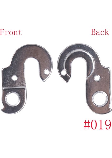 No.19 Tarzı Qılejvs Bisiklet Arka Vites Askı 1 Adet Bisiklet Mtb Arka Vites Mekanizması Askı Dropout Dönüştürücü Adaptörü (Yurt Dışından)