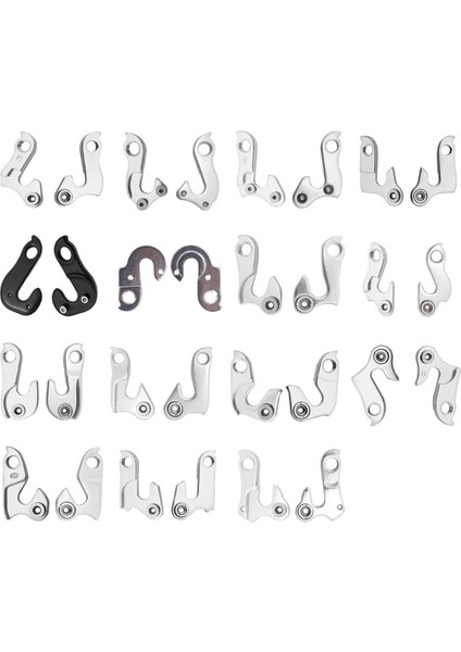 No.19 Tarzı Qılejvs Bisiklet Arka Vites Askı 1 Adet Bisiklet Mtb Arka Vites Mekanizması Askı Dropout Dönüştürücü Adaptörü (Yurt Dışından) fiyatları