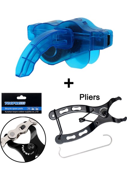 Zincir Yıkayıcı Seti 2 Stili Zincir Temizleyici Fırça Seti Bisiklet Bakım Aracı Dağ Bisikleti Yıkama Aracı Bisiklet Tamir Araçları - Türkçe (Yurt Dışından)