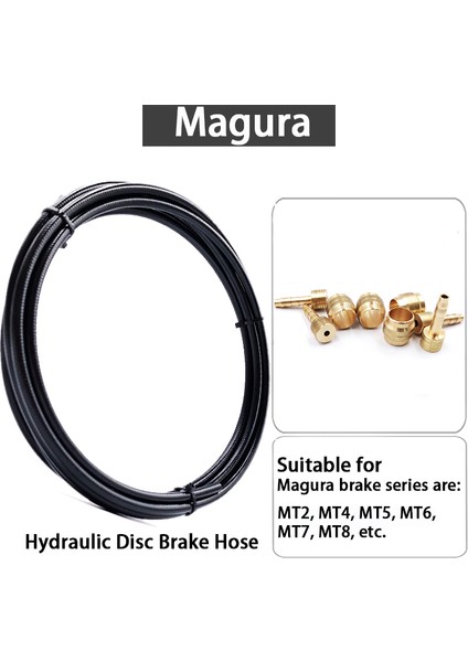Magura 1 Takım Stili BH59 BH90 Sram Magura Bisiklet Fren Hortumu Mtb Hidrolik Disk Fren Tüpü 2.5m Konnektör Insert Zeytin Seti Için mt (Yurt Dışından)