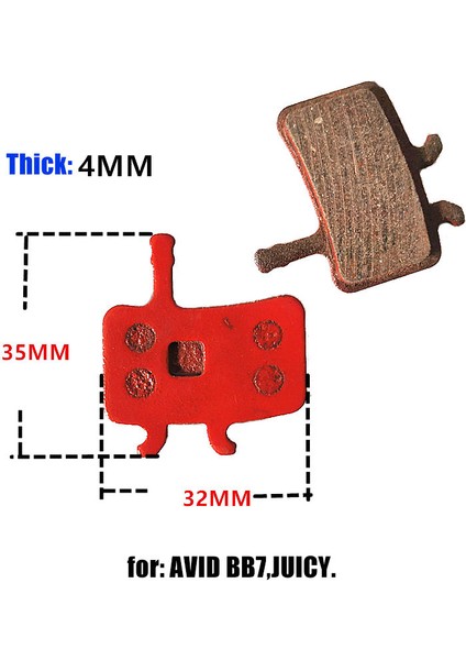 No.5 Tarzı Hayes Stroker Ryde Bisiklet Fren Balataları Seramik Disk Fren Balataları Değiştirme Uyumlu Mtb Bisiklet Aksesuarları (Yurt Dışından) modelleri