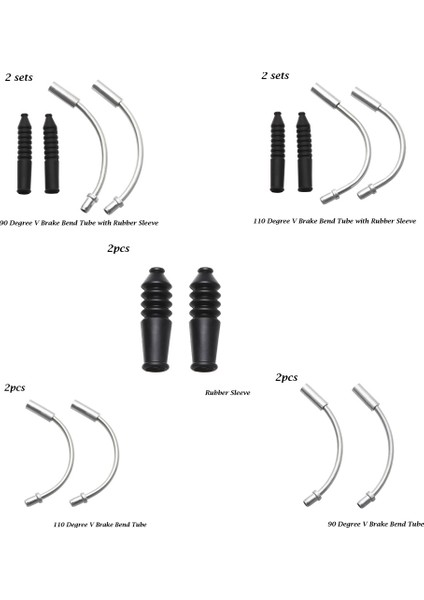 2 Adet Kauçuk Kol Stili Mtb Dağ Bisikleti Için V Fren Noodles Kablosu Kılavuzu Eğimli Boru Kılıfı Koruyucu Hortum Fren Noodles Bisiklet Parçaları (Yurt Dışından) indirimleri