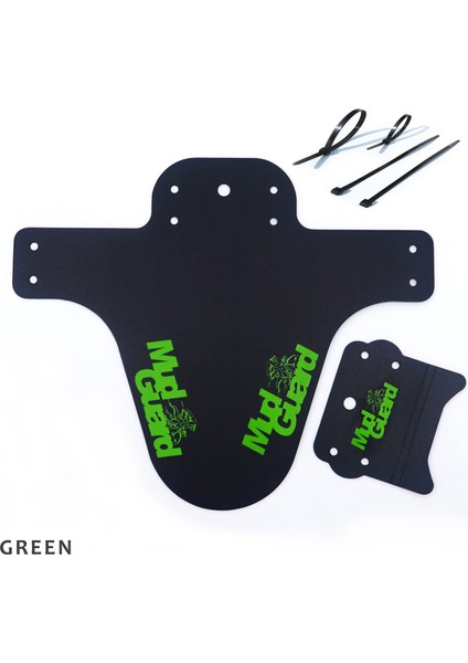 Yeşil Stil Yeni Bisiklet Çamurlukları Plastik Renkli Ön Arka Bisiklet Çamurluğu Dağ Bisikleti Kanatları Çamurluk Bisiklet Aksesuarları Için (Yurt Dışından)