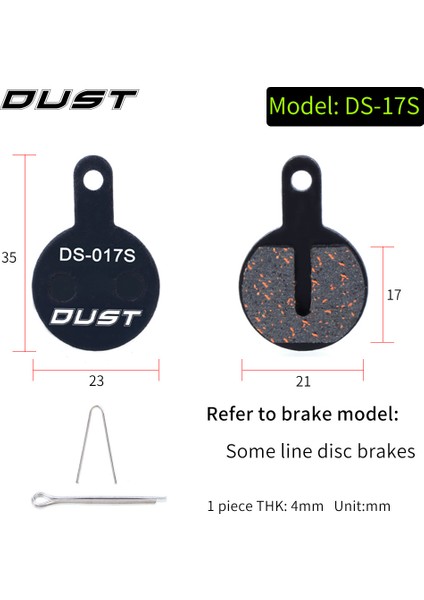 1 Çift-2 Parça Ds-17 Stili Risk Bisiklet Disk Fren Pedalı Dağ Bisikleti Hidrolik Disk Fren Pedalı Yarı Metalik Bisiklet Fren Pedalı Avid Bb5 Bb7 E1E3 Için (Yurt Dışından)