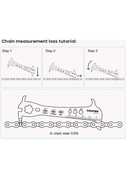 6'sı 1 Arada Denetleyici Stili Mtb Yol Bisikleti Hızlı Bisiklet Zinciri Kontrol Cihazı Göstergesi Aracı Presta Vana Aracı (Yurt Dışından) fırsatları