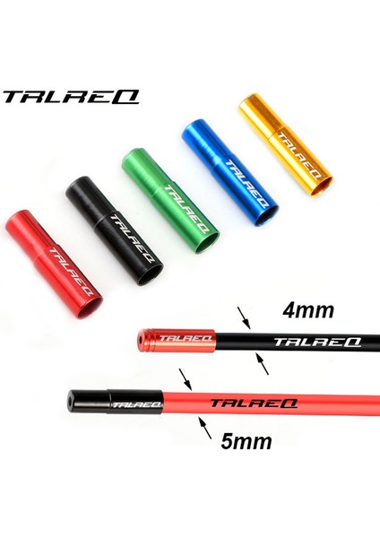 10 Adet 5mm Siyah Stil Alüminyum Alaşımlı Bisiklet Kablosu Kapağı Tb Dağ ve Yol Bisikleti Vites Fren Kablosu Uçları Hat Kapak Tel Tüp Fişleri (Yurt Dışından) fiyatları