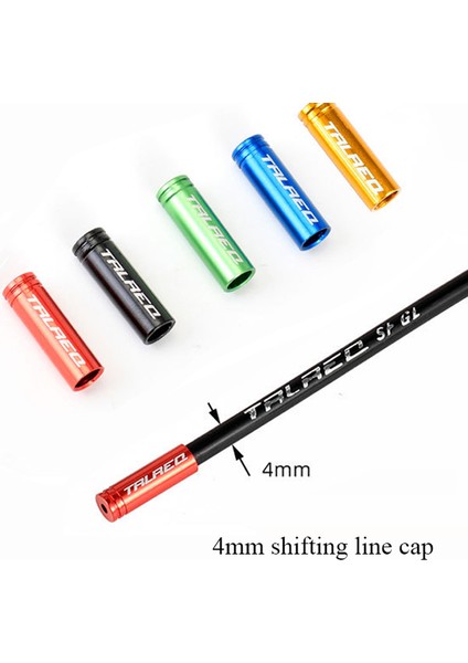 10 Adet 5mm Siyah Stil Alüminyum Alaşımlı Bisiklet Kablosu Kapağı Tb Dağ ve Yol Bisikleti Vites Fren Kablosu Uçları Hat Kapak Tel Tüp Fişleri (Yurt Dışından) fırsatları