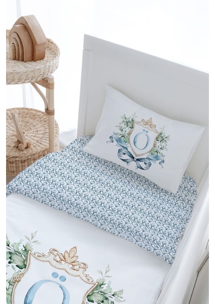 Bebek Boy Nevresim Takımı (100X150) - Blue Royal Series - Ö Harfi indirimleri