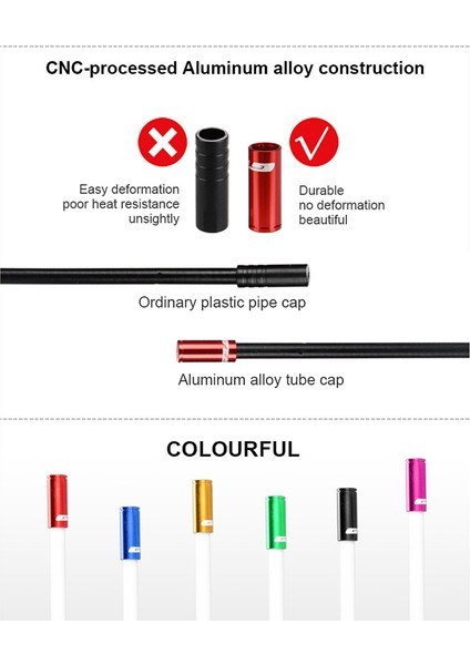 4mm Shift-Mavi Tarzı Mtb Yol Bisikleti Fren Vites Kablo Koruma Kapakları - Evrensel Aksesuarlar (Yurt Dışından) modelleri