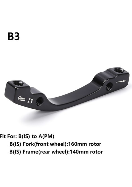 B3 Stili 1 Adet mm Ultrahafif Bisiklet Pmıs Dönüştürücü A'dan B'ye Disk Fren Adaptörü Braketi Dağ Bisikleti Rotor Aksesuarları (Yurt Dışından)